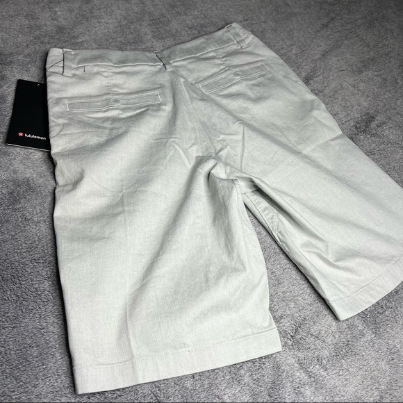 Lululemon Commission Relaxed Fit Short 11” Qwick Oxford Size 32 (White) - Picture 9 of 13